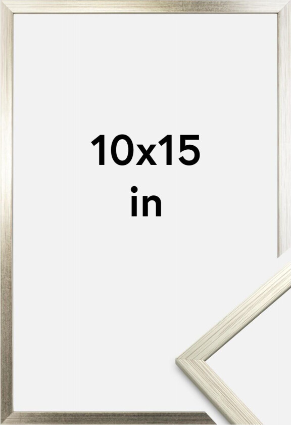 Ramme Edsbyn Akrylglass Sølv 10x15 Inches (25,4x38,1 Cm)