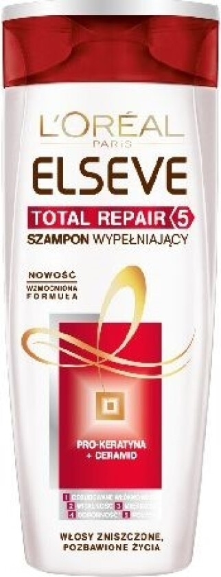 L'oreal Paris Elseve Total Repair Shampoo For Damaged Hair 400 Ml