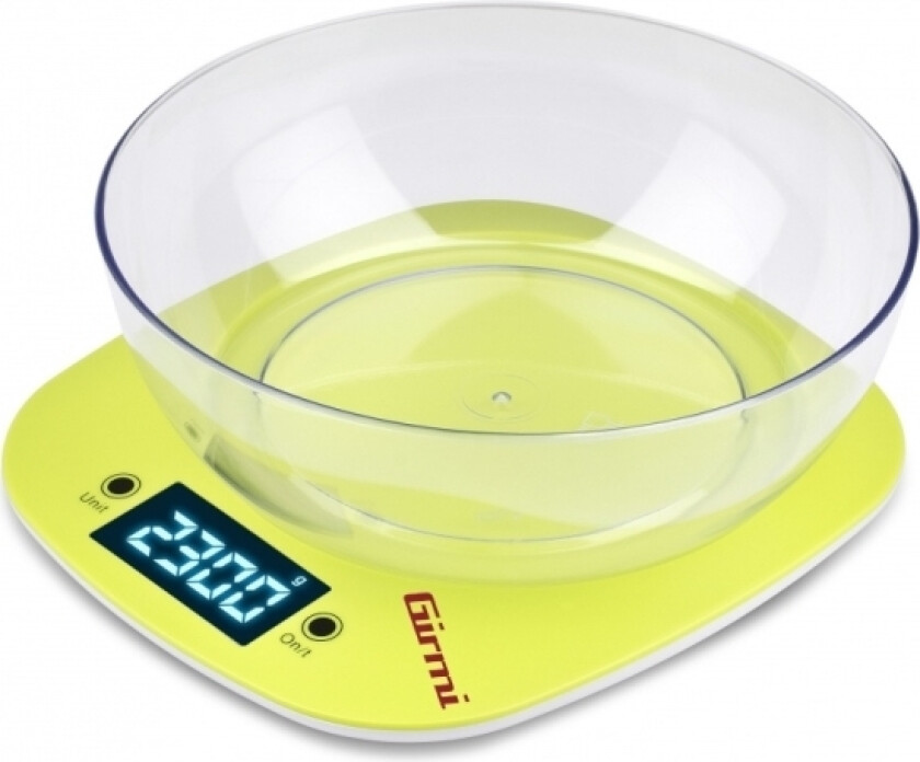 Ps03, Elektronisk Kjøkkenvekt, 5 Kg, 1 G, Lime, Benkeplate, Oval