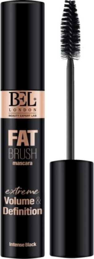 Bel London Bel London, Fat Brush, Volumizing, Mascara, Intense Black, 13.5 Ml For Women