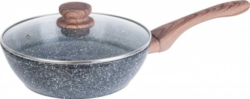 Frying Pan Kinghoff Wok Granite 28Cm Granite Wood Kinghoff Kh-1583