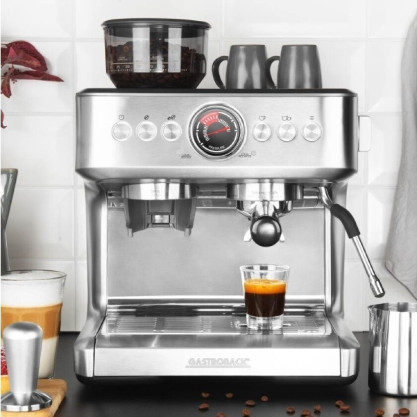 Design Advanced Duo, Espressomaskin, 2,8 L, Kaffe Bønner, Innebygd Kaffekvern, 3000 W, Rustfritt Stål