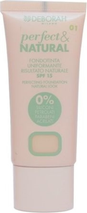 Perfect & Natural Perfecting Foundation Spf15 Face Foundation 01 30Ml