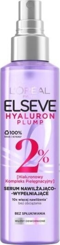 L'oreal Paris Loreal_Elseve Hyaluron Plump Fuktighetsgivende Og Fyllende Serumspray 150Ml
