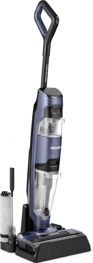 Vc024 Cleanbooster Sort Vertikalstøvsuger