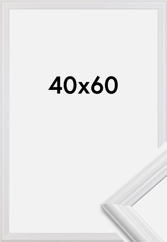 Ramme Siljan Akrylglass Hvit 40x60 Cm