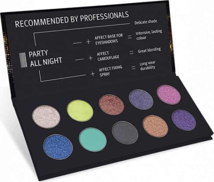 Eye Shadows Party All Night Pressed Eyeshadow Palette 10X2g