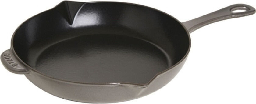 Staub Støpejernsstekepanne Med Metallhåndtak - 26 Cm, Grafitt