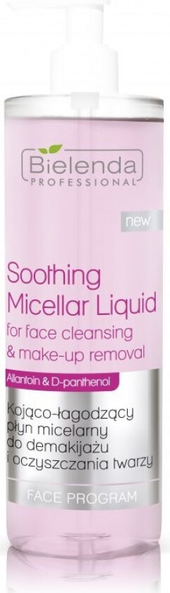 Professional_Face Program Soothing Micellar Flytende Beroligende Micellar Væske For Sminkefjerning Og Ansiktsrens 500Ml