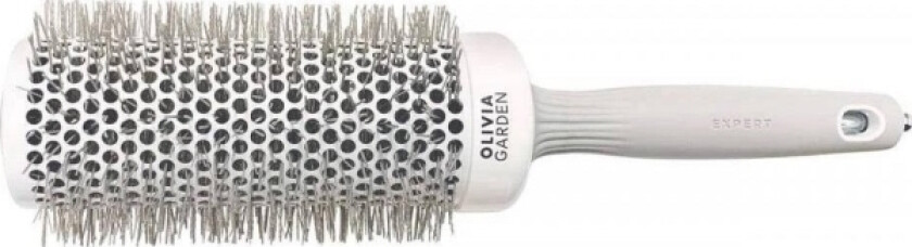 Hårbørste For Tørking Av Olivia Garden Expert Blowout Speed Wavy Bristles White&Grey 55 Mm