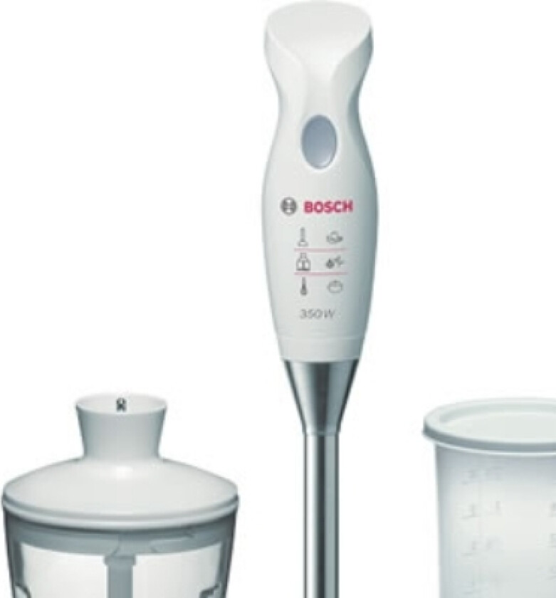 Msm6b500, 350 W, Sølv, Hvit