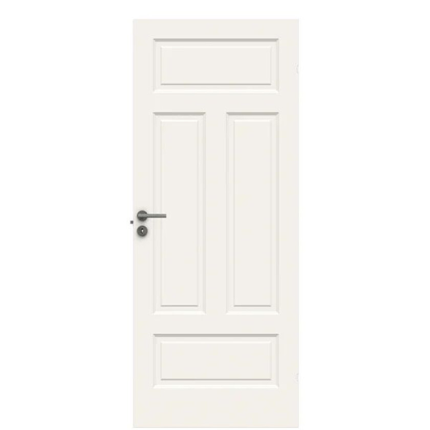 Dørblad Style 04n 9x21 Hvitmalt Formpresset