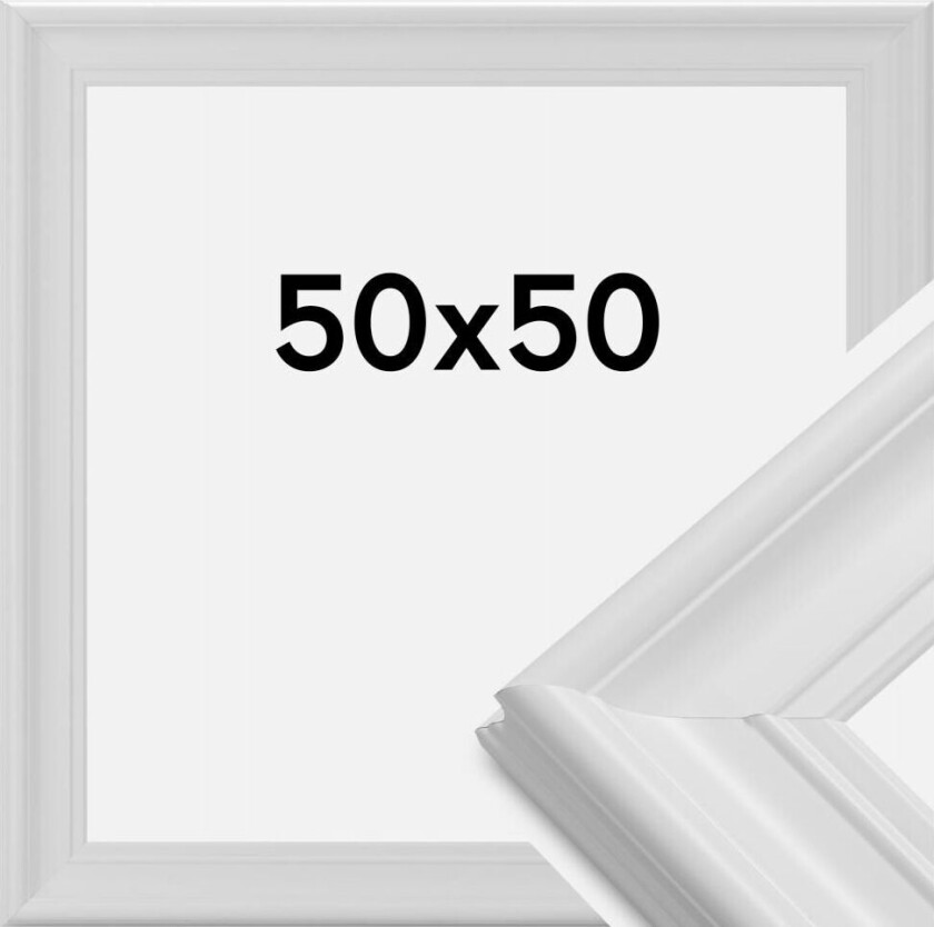 Ramme Mora Premium Hvit 50x50 Cm