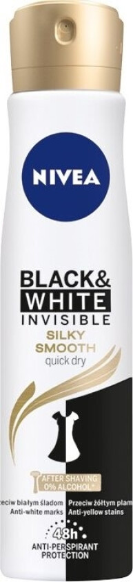 Nivea Nivea Deodorant Invisible Silky Smooth Women's Spray 250Ml