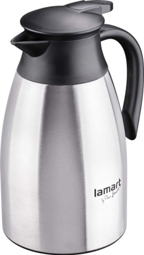 Lamart Lt4032, 1,5 L, Sort, Rustfritt Stål, Plast, Rustfritt Stål, Plast, Reise