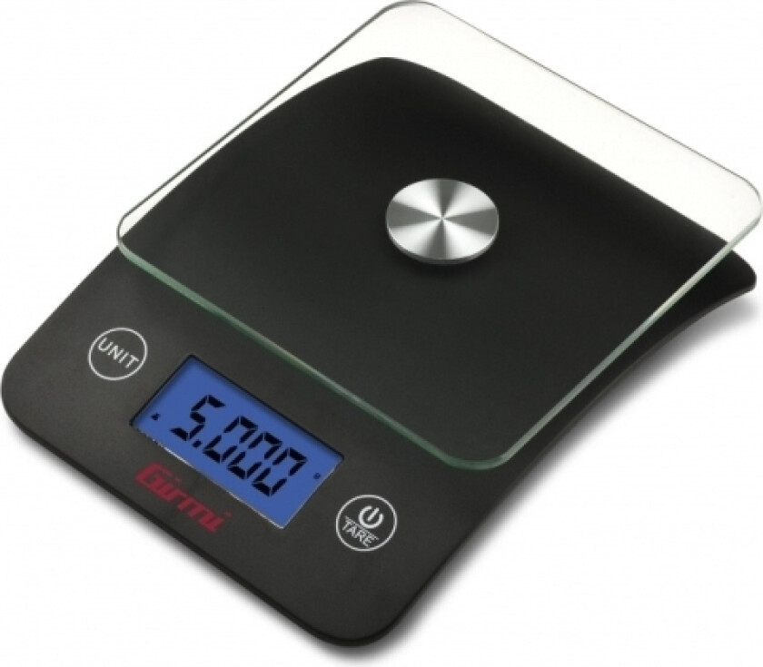 Ps25, Elektronisk Kjøkkenvekt, 5 Kg, 1 G, Svart, Benkeplate, Berøring