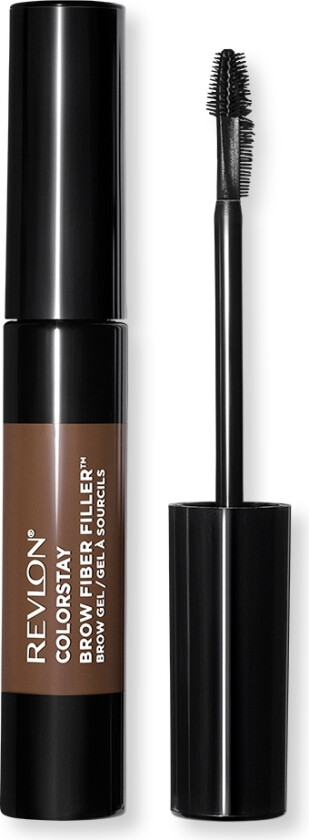 Colorstay Brow Fiber Filler, Eyebrow Mascara, Brun, Medium Brown, 48 Timer