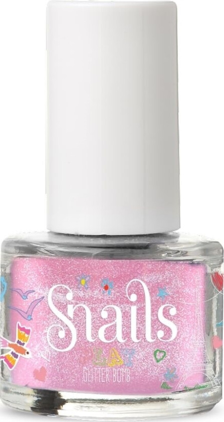 Mini Glitter Bomb Nail Polish - Play, 7 Ml