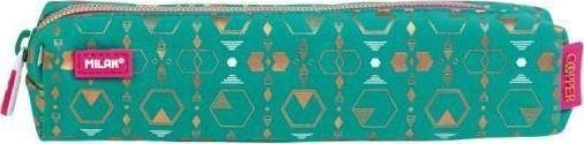 Mini Firkantet Pennal Copper 3 Green 081129Cp3gr Milan