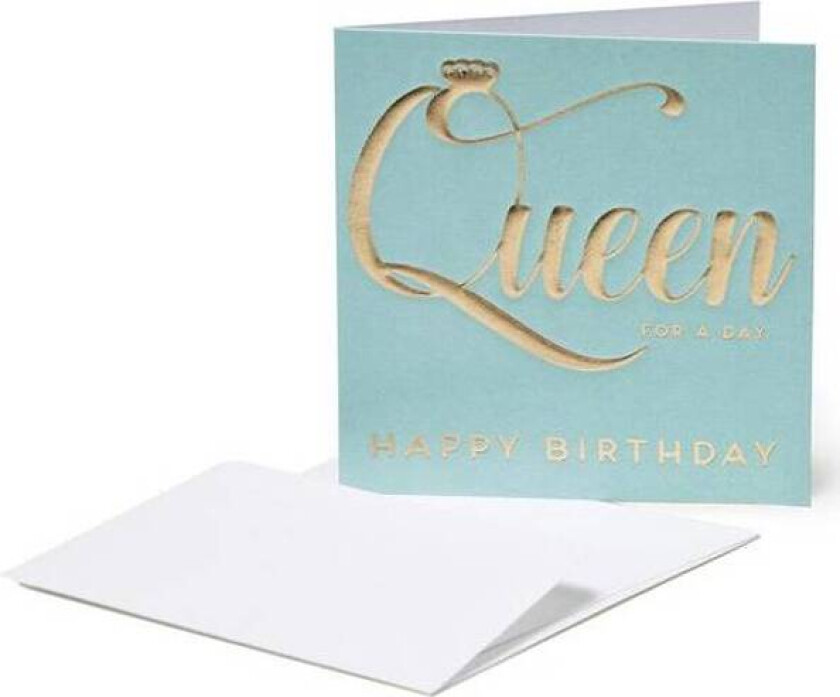 Bursdagskort S Queen For A Day