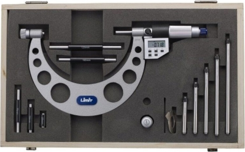 Limit Micrometer - Elektronisk, Med Utskiftbare Pinner (96760103)