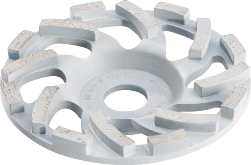 Bilde av 628206000, Sement, Betong, Gips, , 12,5 Cm, Grå, 80 M/S, 12200 Rpm