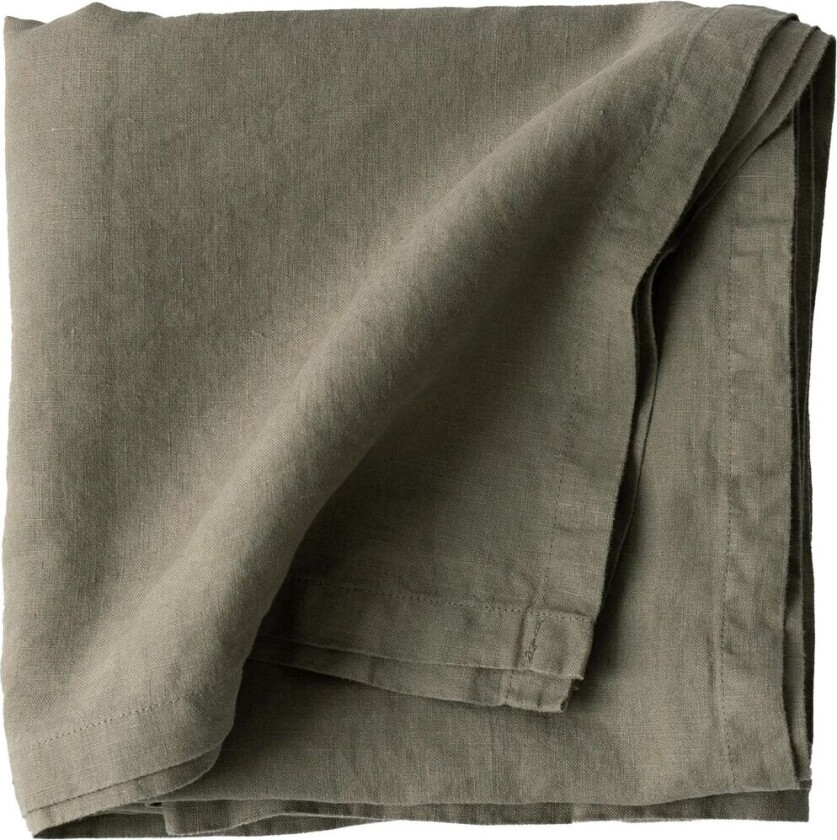 Bilde av Bordduk lin 175x175 cm Olive