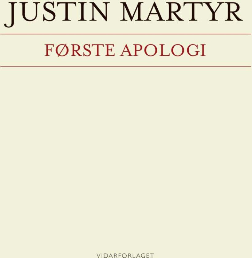 Første apologi av Justin Martyr