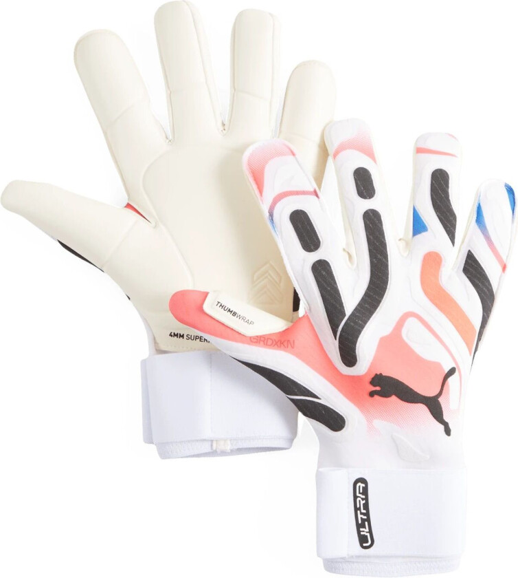 ULTRA Ultimate Hybrid, keeperhansker, unisex  White-ultra Blu