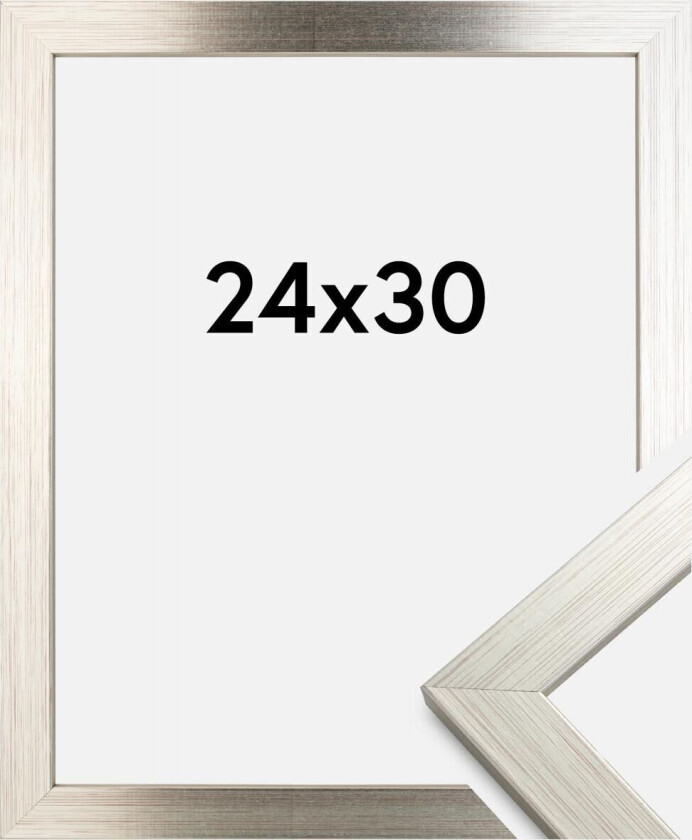 Ramme Silver Wood Akrylglass 24x30 Cm