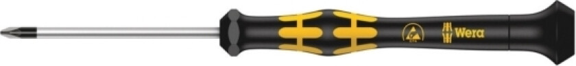 1555 Pz Esd Kraftform Micro Phillips Skrutrekker, 13 Mm, 17,7 Cm, 13 Mm, Svart, Gul