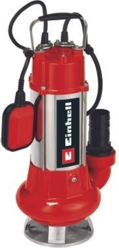 Gc-Dp 1340 G, Impulspumpe, 1300 W, Ac, 23000 L/T, Rød, Rustfritt Stål