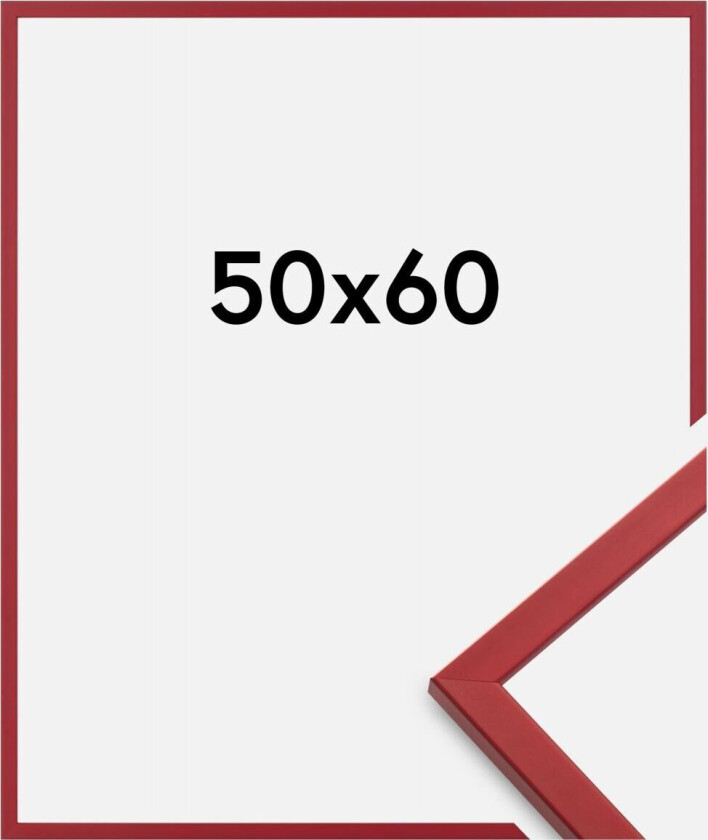 Ramme Edsbyn Akrylglass Rød 50x60 Cm