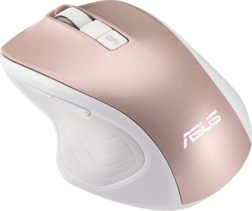 Asus Mw202 - Mus - Optisk - 6 Knapper - Trådløs - 2.4 Ghz - Usb Trådløs Mottaker - Rosagull