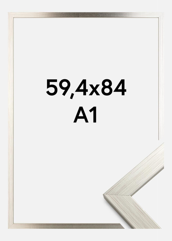 Ramme Silver Wood 59,4x84 Cm (A1)