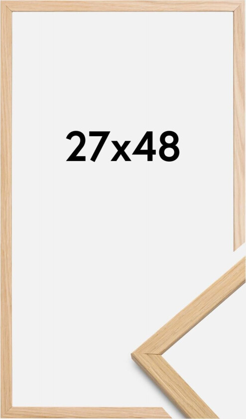 Ramme Edsbyn Akrylglass Eik 27x48 Cm