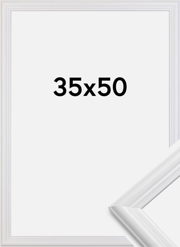 Ramme Siljan Hvit 35x50 Cm