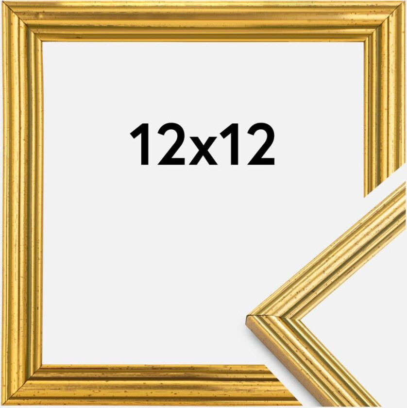 Ramme Classic Gull 12x12 Cm