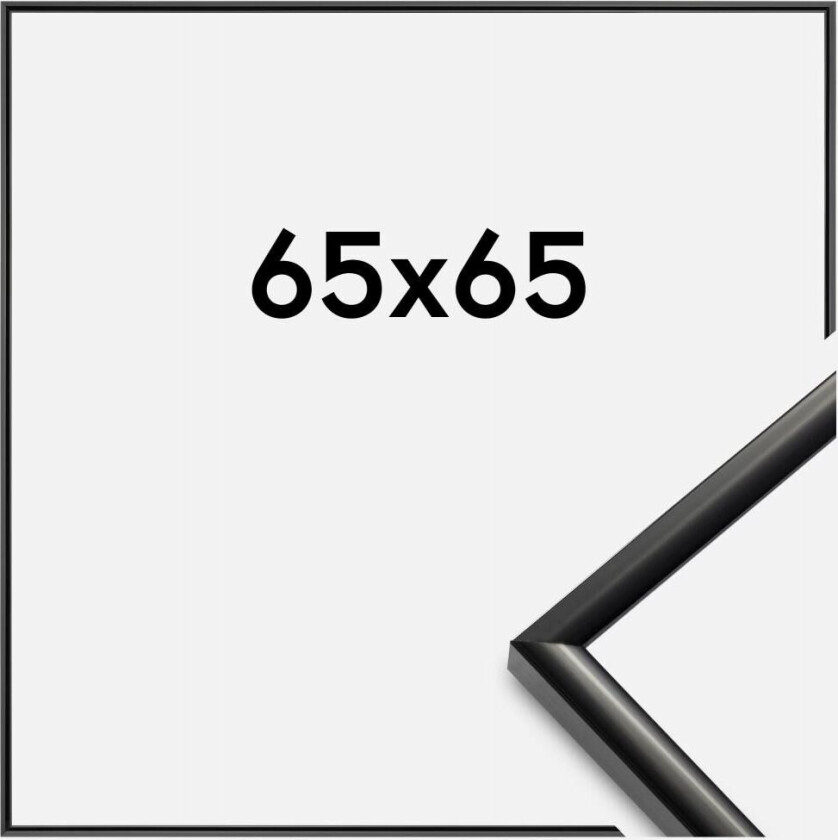 Ramme New Lifestyle Akrylglass Svart 65x65 Cm