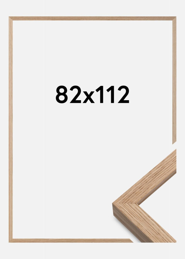 Ramme Amanda Box Akrylglass Eik 82x112 Cm