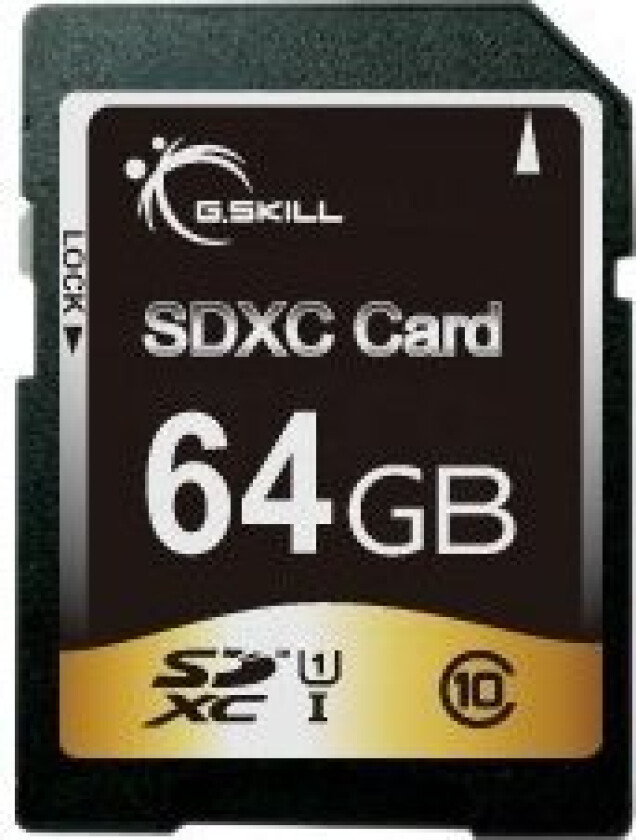 - Flashminnekort - 64 Gb - Uhs Class 1 / Class10 - Sdxc