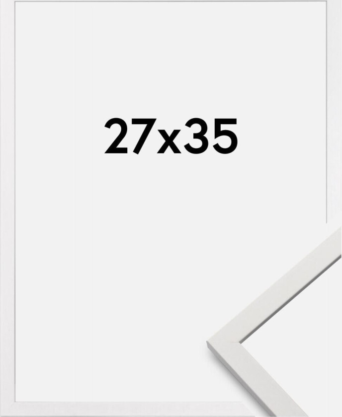 Ramme Edsbyn Akrylglass Hvit 27x35 Cm