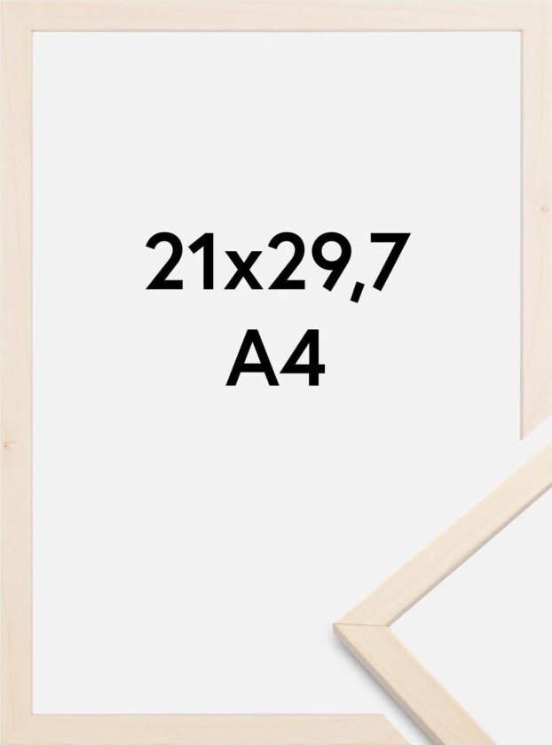 Ramme Edsbyn Akrylglass Lønn 21x29,7 Cm (A4)