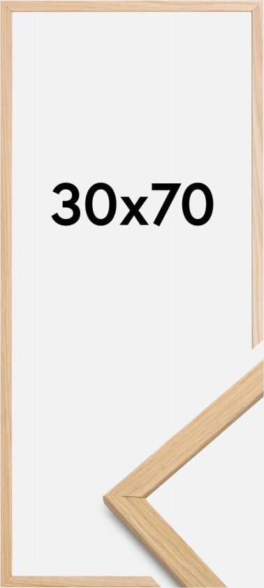 Ramme Edsbyn Akrylglass Eik 30x70 Cm