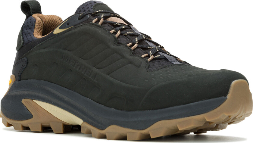 Men's Moab Speed 2 Leather Waterproof Black 43.5