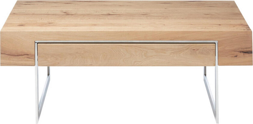 Birming Sofabord 110 cm - Natur/Silver