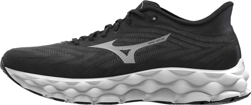 Wave Sky 8, løpesko, dame Black/silver/white