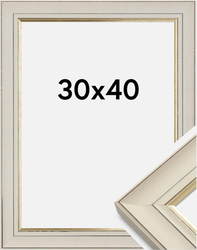 Ramme Sally Hvit 30x40 Cm