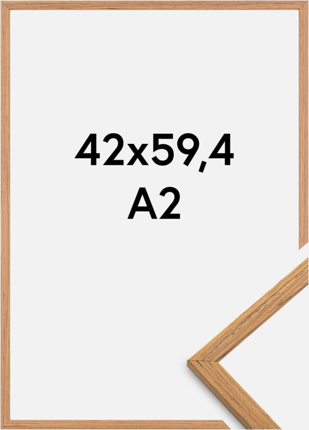 Ramme Edsbyn Akrylglass Teak 42x59,4 Cm (A2)