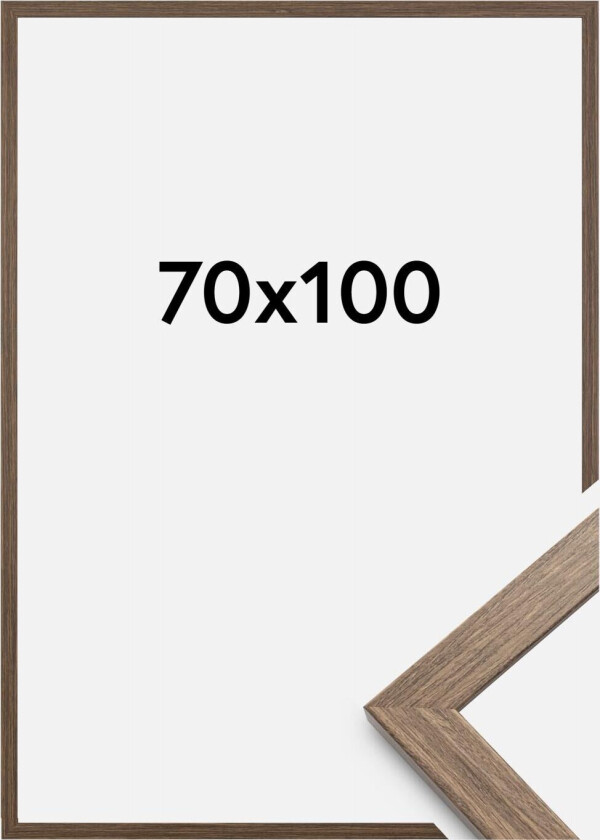 Ramme Stilren Akrylglass Cold Brown 70x100 Cm